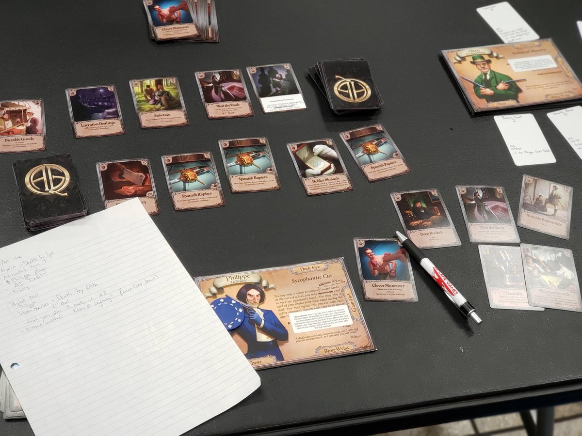 BiplaneGames's tweet photo. Getting my butt kicked while play testing this solo mode for the first time...😭🤦‍♂️

#BiplaneGames #AGQ #singleplayer #playtesting #mightbetoohard #indieboardgames #indiegames #tabletopgames https://t.co/LCmfVqEvwB