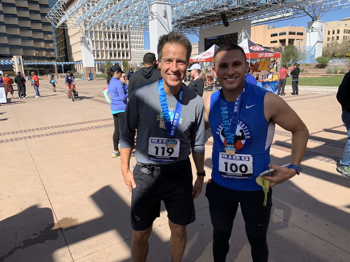 mattduran21's tweet photo. This one was for you, Rudi! Throughout the entire marathon, all I could think about was you running next to me! https://t.co/hHmktzZh50
