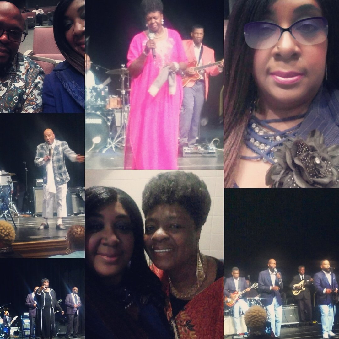 ConnectionJones's tweet image. Fantastic time tonight w/@DebraSnipes (Ron Jackson) in Butler Ga (Glad for the reconnection!🌹) also on the program was @swanee_quintet Quintet of Augusta, Ga &amp;amp; BET COMEDIAN (pic on the left middle from Tampa, Fla) &amp;amp; many others!
#enjoyinglifetothefullest❤ #relaxtimenow