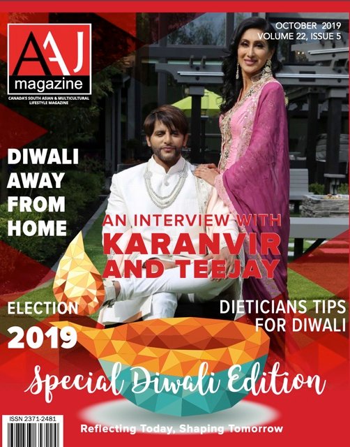 AAJ Media Group wishes you a wonderful festive season, followed by growth and success throughout the year. Enjoy reading our Diwali 2019 Issue
aajmag.ca/october-2019-d…