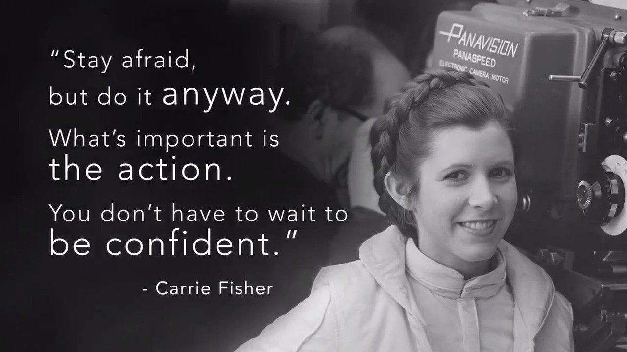 Happy birthday Carrie Fisher, thank your for being our princess! 