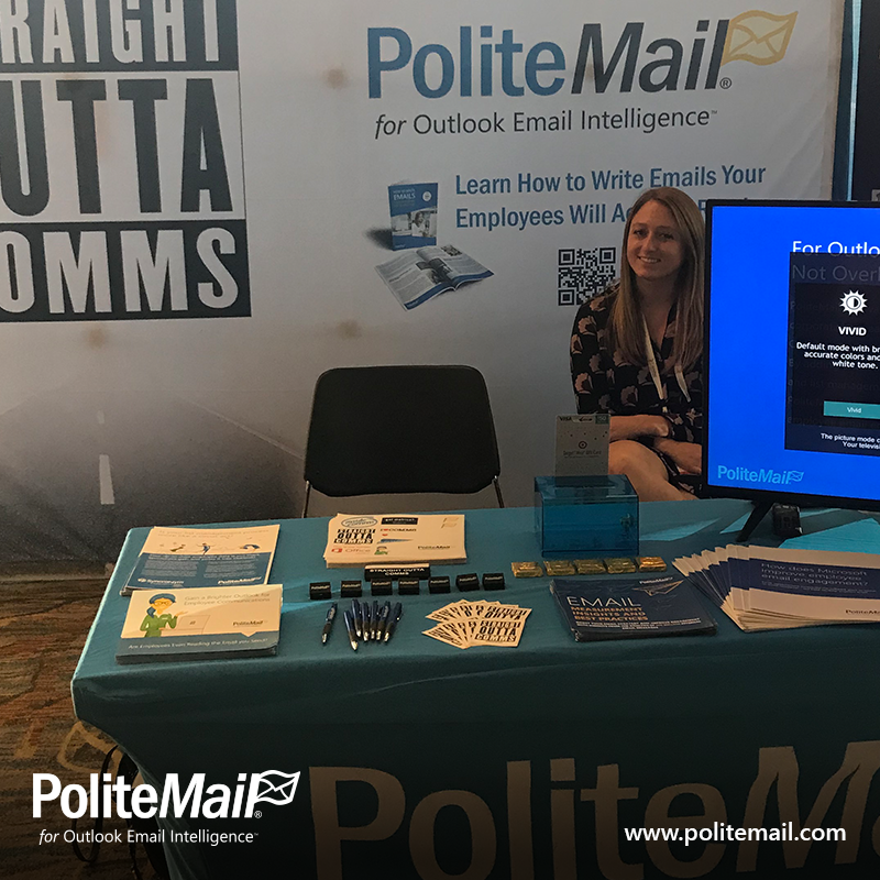 PoliteMail's tweet photo. If you’re at PRSA in San Diego, drop by and see PoliteMail, we are straight outta comms!

#PRSAICON #InternalComms #StraightOuttaComms https://t.co/sJ1lb22dET