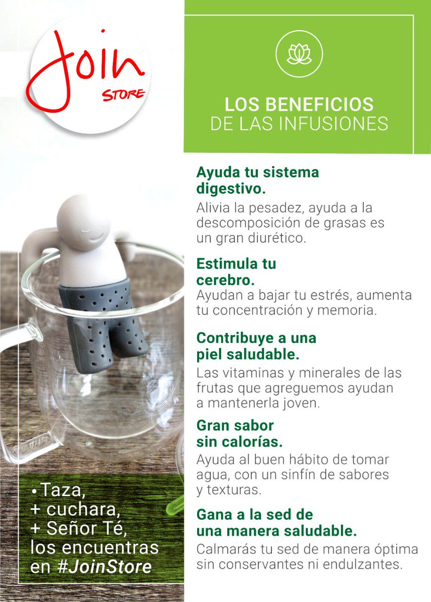 MyJoinStore's tweet image. ¡El poder de las infusiones! 💪🍵
Conoce los beneficios que tiene para ti una agradable infusión 🧘🏻‍♀️
A nosotros nos encantan las de Frutos rojos, ¿Y a ti cuáles? 
#JoinStore