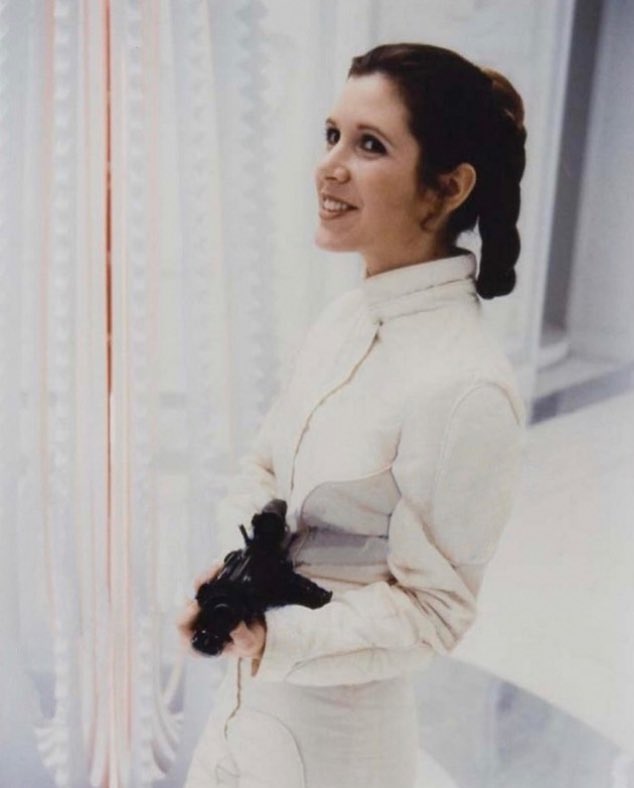 Carrie Fisher appreciation message.

Happy 63 birthday, my princess.   (3)      