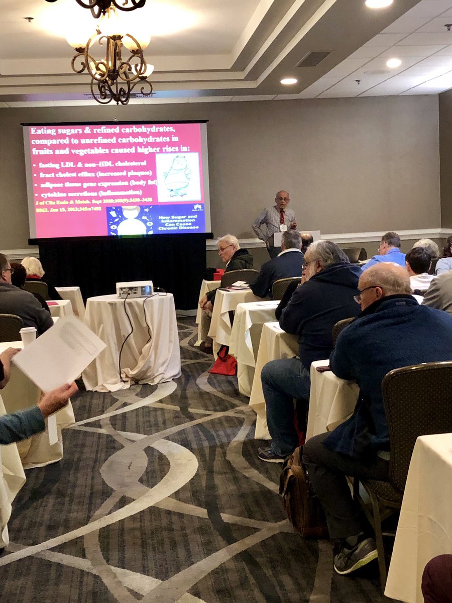 Dr. Mirkin speaking to a full house during his workshop at the Family Medicine Review #FMReview2019