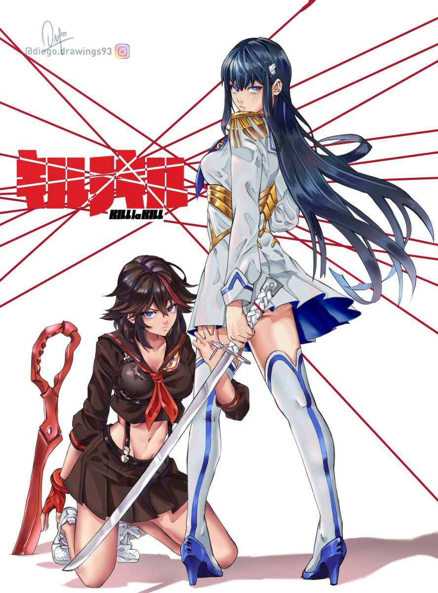 Kerana Art Untitled Killlakill キルラキル 纏流子 鬼龍院皐月 T Co Omee521ymx T Co Qndk3twhfi Twitter