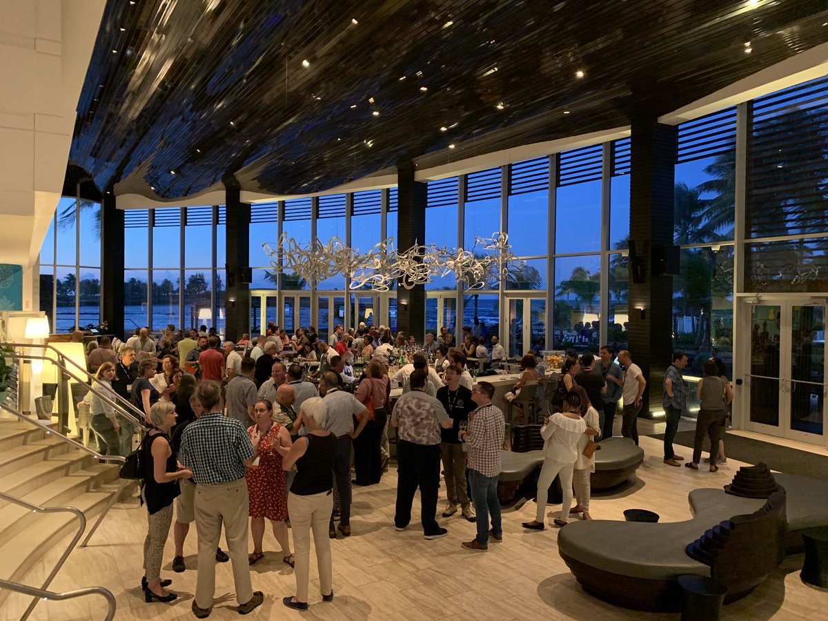 BGBreck's tweet photo. Leading NGO technologists + #ImpactCloud leaders = #collaborationscaledimpact!  A successful week of connecting, sharing and learning is now underway here in Puerto Rico.  🙏🏾🙌🏽😀#NetHopeGlobalSummit #moregoodtogether https://t.co/c641NgqAHe