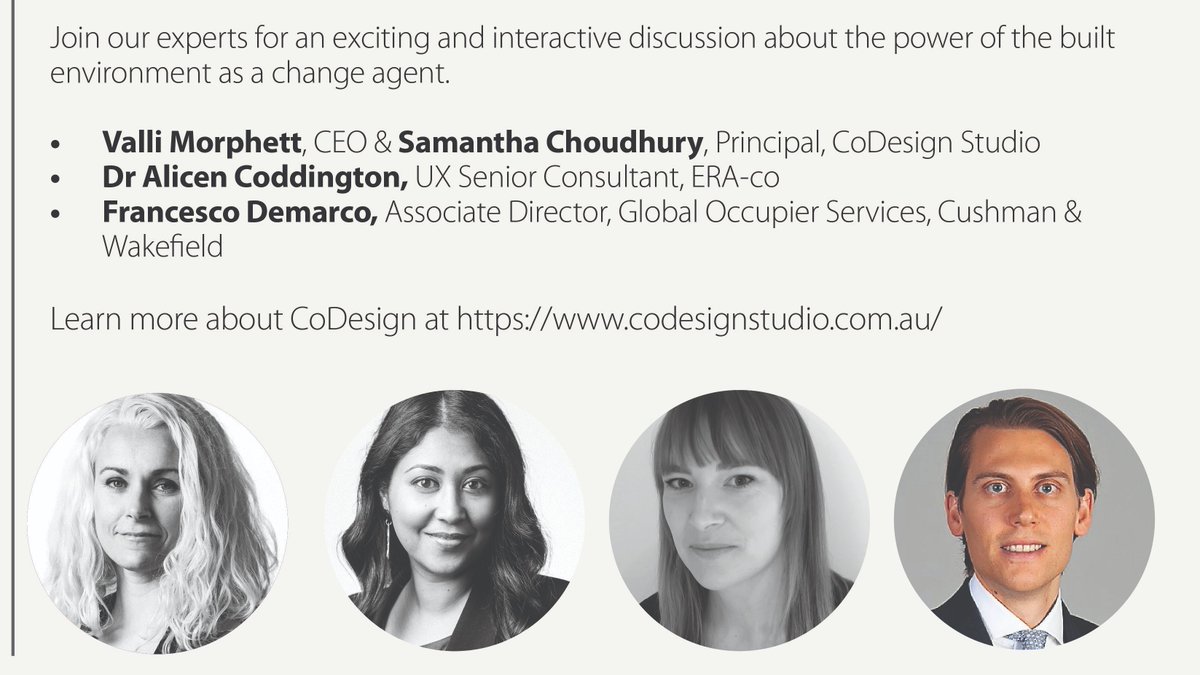 Social connectedness, health and wellbeing - can we *truly* create change when we build physical environments? Yes. We can. (Find out how we do it at <a href="/PropertyCouncil/">Property Council of Australia</a> tomorrow!)
propertycouncil.com.au/web/EventDetai…