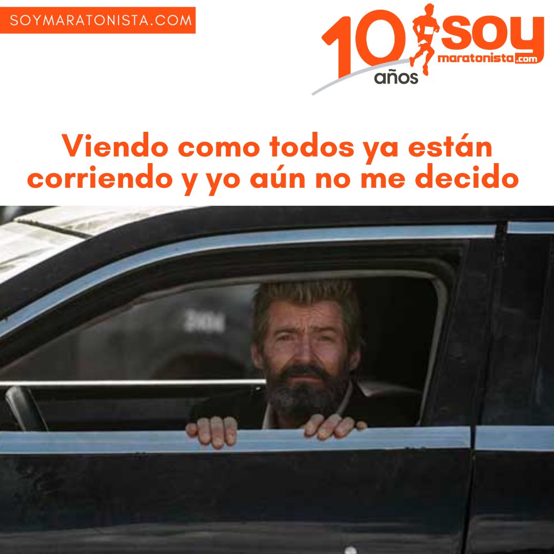 soymaratonista's tweet photo. Un poco de #HumorRunning para cerrar el fin de semana. Etiqueta a tu amig@ que aún no se decide a correr 👇 #SoyMaratonista #Running #Run #Correr #Maratón #Team #Marathon #Caminata #Carreras #5K #10K #21K #42K #Trail https://t.co/mofsEFJeeY