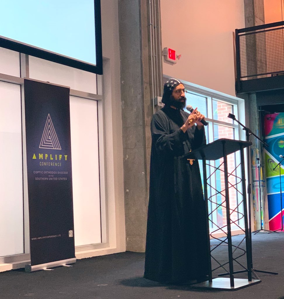 BishopAngaelos's tweet photo. HG Bishop Basil at @SUSCopts #AmplifyATL quoting St. #BasilTheGreat:
‘It is good that you do not sin; but if you do sin, then it is good that you do not delay repentance.’ https://t.co/L0O3HMwlu3