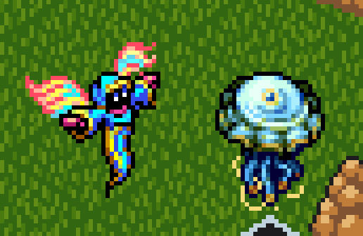 digital_dessert's tweet photo. Now with zooming and panning! New monsters, too, including Archalon, the angelic healer, and Jelgar, the electric jellyfish. https://t.co/SHgTRxqApE