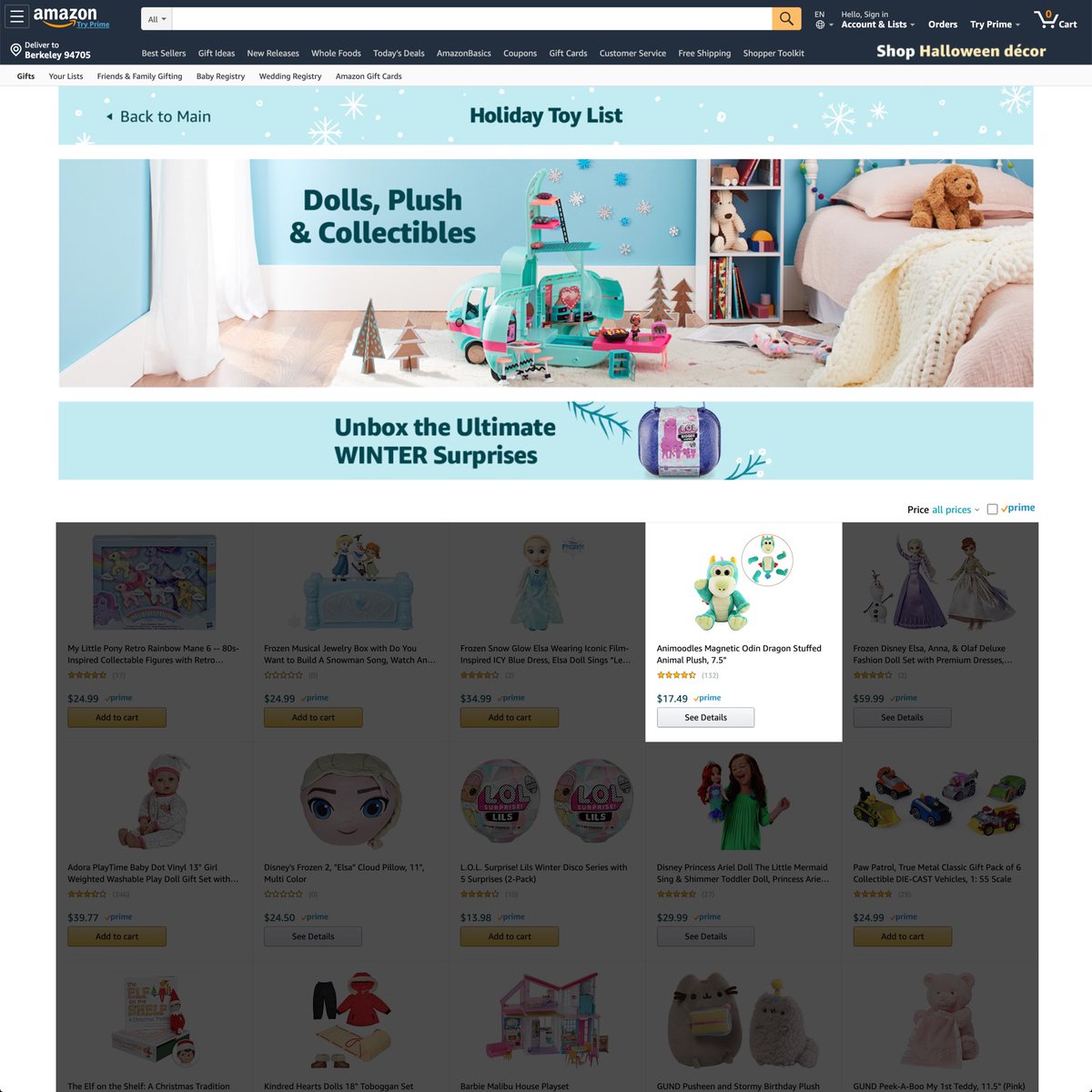 Animoodles have been named to <a href="/amazon/">Amazon</a>’s Holiday Toy List 2019!

It’s one of the biggest honors toys can have.

Shop now before the holiday rush, supplies are limited.

amazon.com/gcx/Holiday-To… #amazonholidaytoylist #amazontoys #amazon