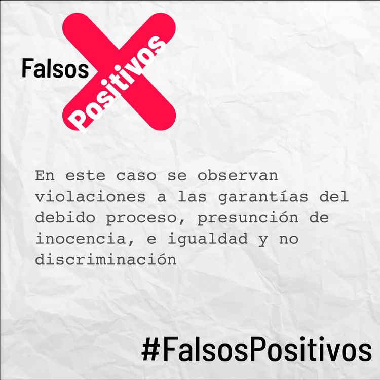 veronicabad's tweet image. El drama de los falsos positivos ronda en nuestro país

La @CIDH señala: &quot; El debido proceso legal es un derecho q debe ser garantizado a toda persona, independientemente de su estado migratorio&quot; 

Exigimos q en el #Ecuador NO existan más #FalsosPositivos ni #PerseguidosPoliticos