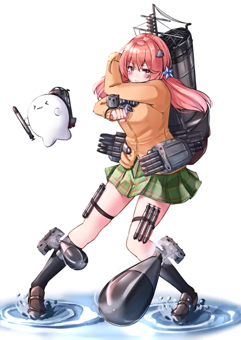 球磨型3番艦
重雷装艦 北上
?

#北上双葉 
#ふたばあーと
#少女兵器大戦 