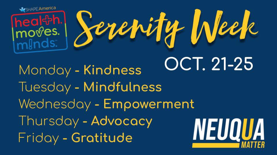 This week, we remind ourselves that expectations should always share priority with our emotions. Self-care matters.