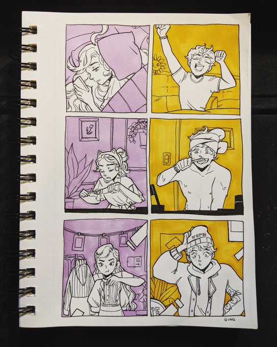 Wake up and get ready! Day 17 and 18 of #inktober 
#Inktober2019 