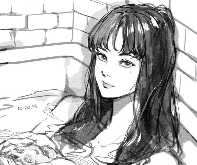 Spooktober 20 Tomie's Bath 