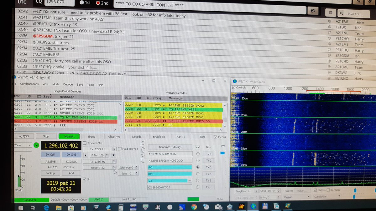 SP5GDM's tweet image. A21EME