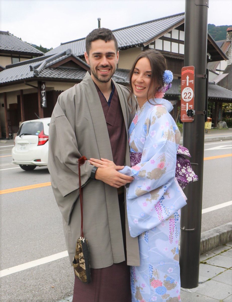 Cocon Nikko V Twitter スペイン からのカップル様 彼女様エレガントなコーディネート 彼氏様シャイなナイスガイ お出かけ行ってらっしゃいませ 着物 カップル様着物