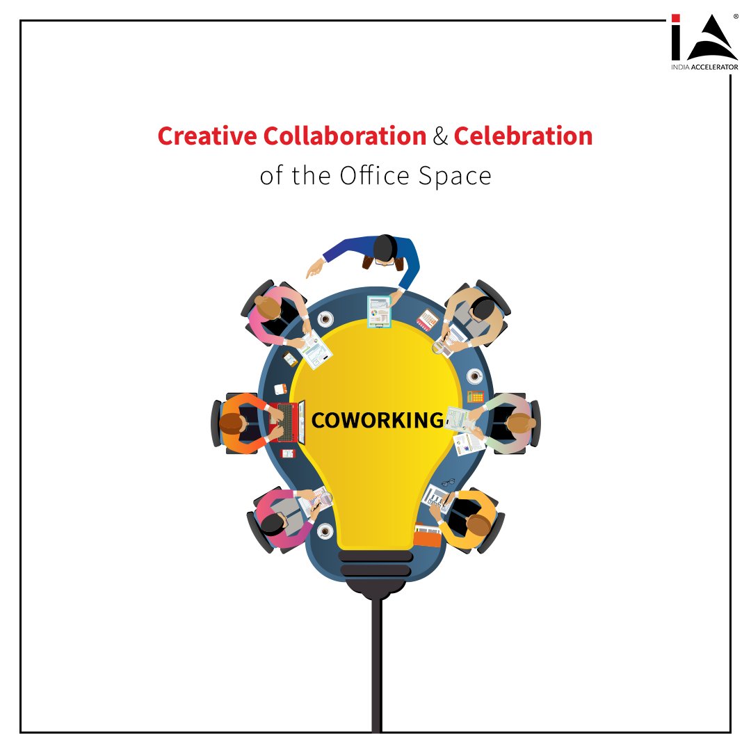 INaccelerator's tweet image. Co-working is the newest trend in today&apos;s workplace, where great minds interact, collaborate, and come forth with ground-breaking ideas.

#IndiaAccelerator #Coworking #GroundBreakingIdeas