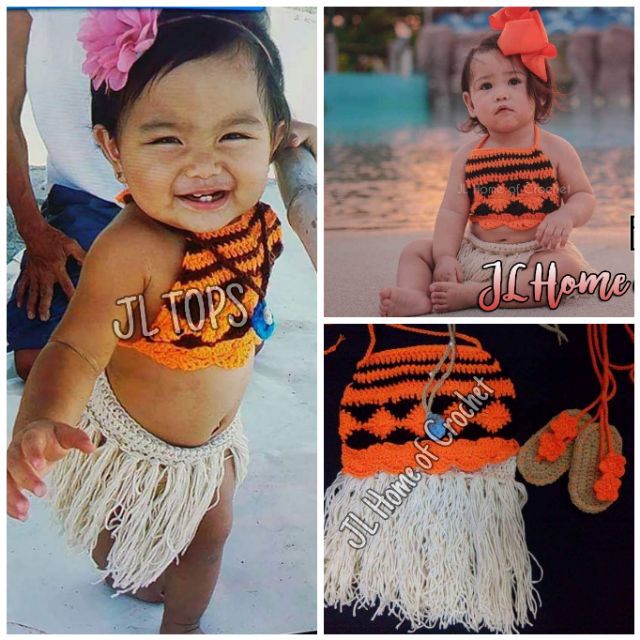 Baby Moana Amigurumi