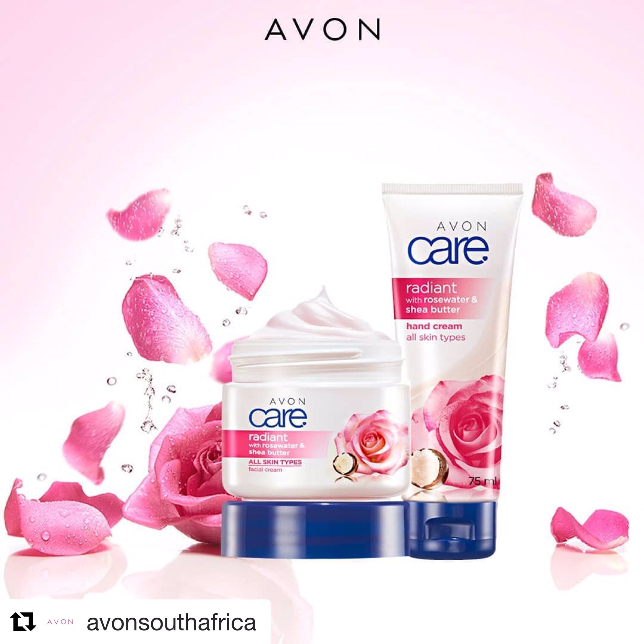 avon care rose water
