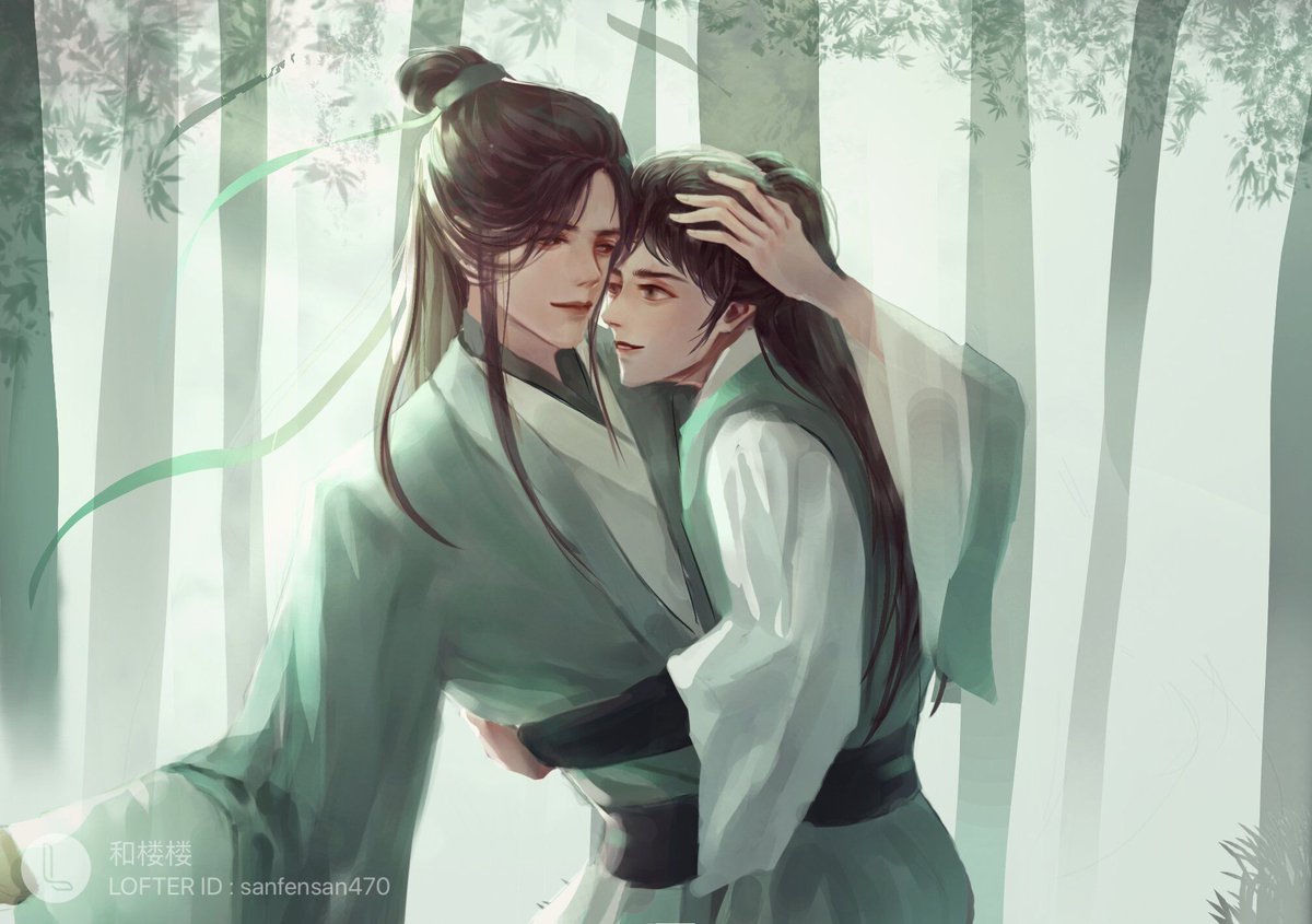 Fanmilynovel's tweet photo. Image:  和楼楼 From Netease Lofter (ID: sanfensan470）

#人渣反派自救系統  #沈清秋 #ShenQingqiu #ScumVillainsSelfSavingSystem #novel #Chinese #funny #cartoon #洛冰河 #LuoBinghe #bingqiu #冰秋 https://t.co/KAbjRdmNF9