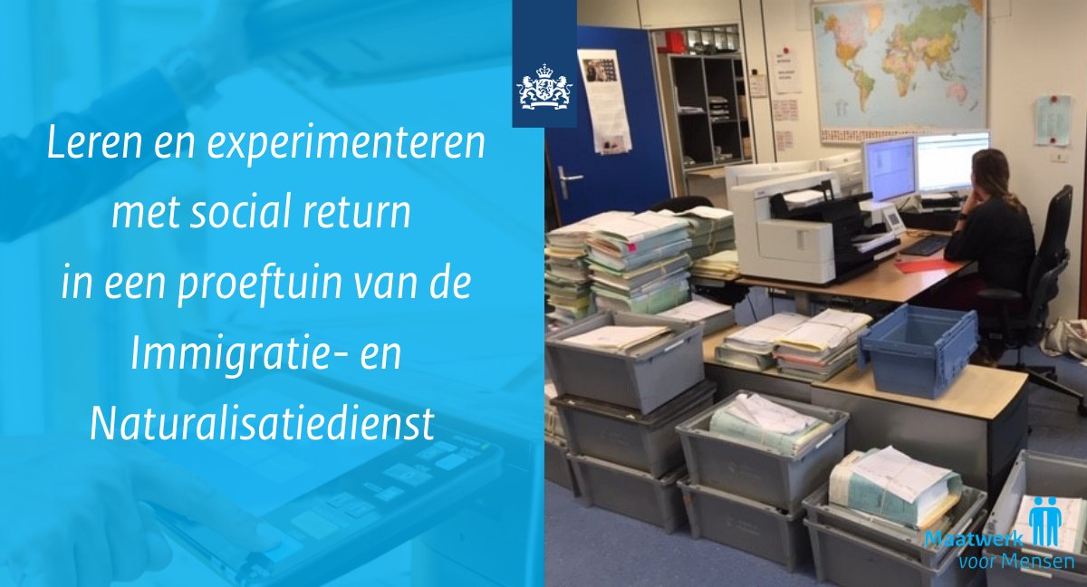 MaatwerkSROI's tweet photo. 7,5 kilometer dossiers ligt klaar om gescand worden bij IND Ter Apel. Middels een proeftuin werkten IND-manager, HR-adviseur en inkoop samen om banen te realiseren voor mensen met een afstand tot de arbeidsmarkt: 
https://t.co/ceJpNAV9vf
#socialreturn https://t.co/RI0vhcgFgF