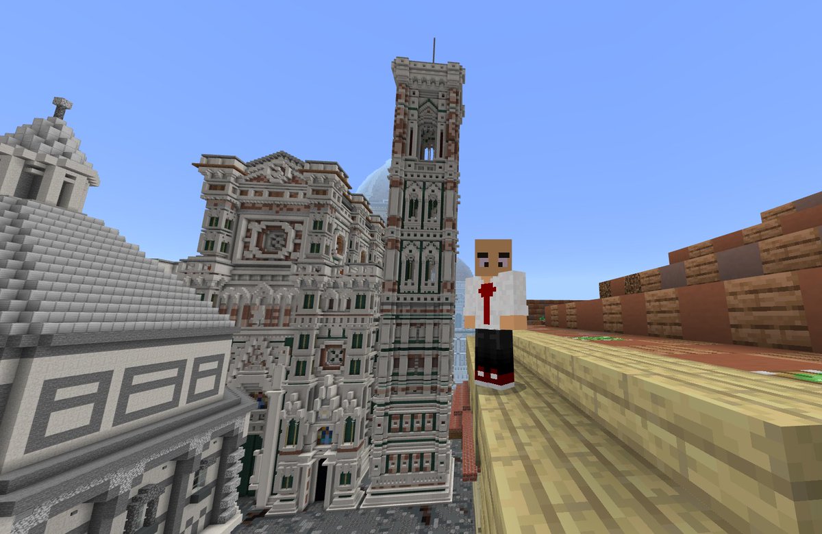 <a href="/alinomilan/">Alessandro Milan</a> Raffaello in #Minecraft con <a href="/GNMarche/">Galleria Nazionale delle Marche</a> e #educazionecivica con museo M9 Venezia e  museo Novecento Firenze