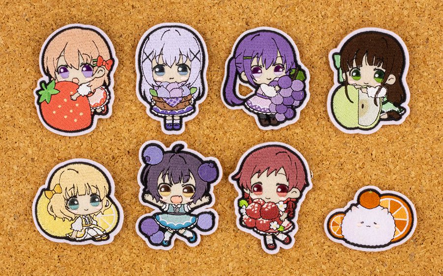 アニメ ごちうさ ミニキャラを描いたかわいいバッジが予約受付中 電撃オンライン