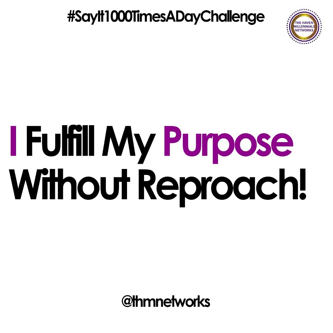 thmnetworks's tweet photo. I Fulfill My Ministry Without Reproach! I Am An Able Minister And I Am In Office!

This is my Affirmation!

#SayIt1000TimesADay #SayIt1000TimesADayChallenge #MyAffirmationMyExperience #THMNetworks #THMN #RaisingFinancialGiants #GodsAnswerToTheNeedForTrueLeaders https://t.co/KQn8fItK6J