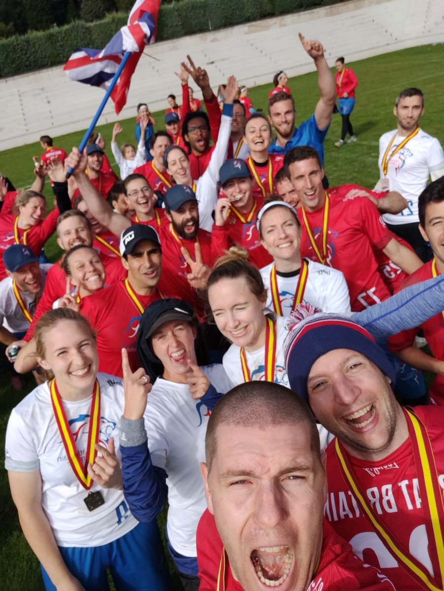 Did we mention that GB Mixed Masters just won the bronze medal at the European Ultimate Frisbee Championships? #EMUC2019