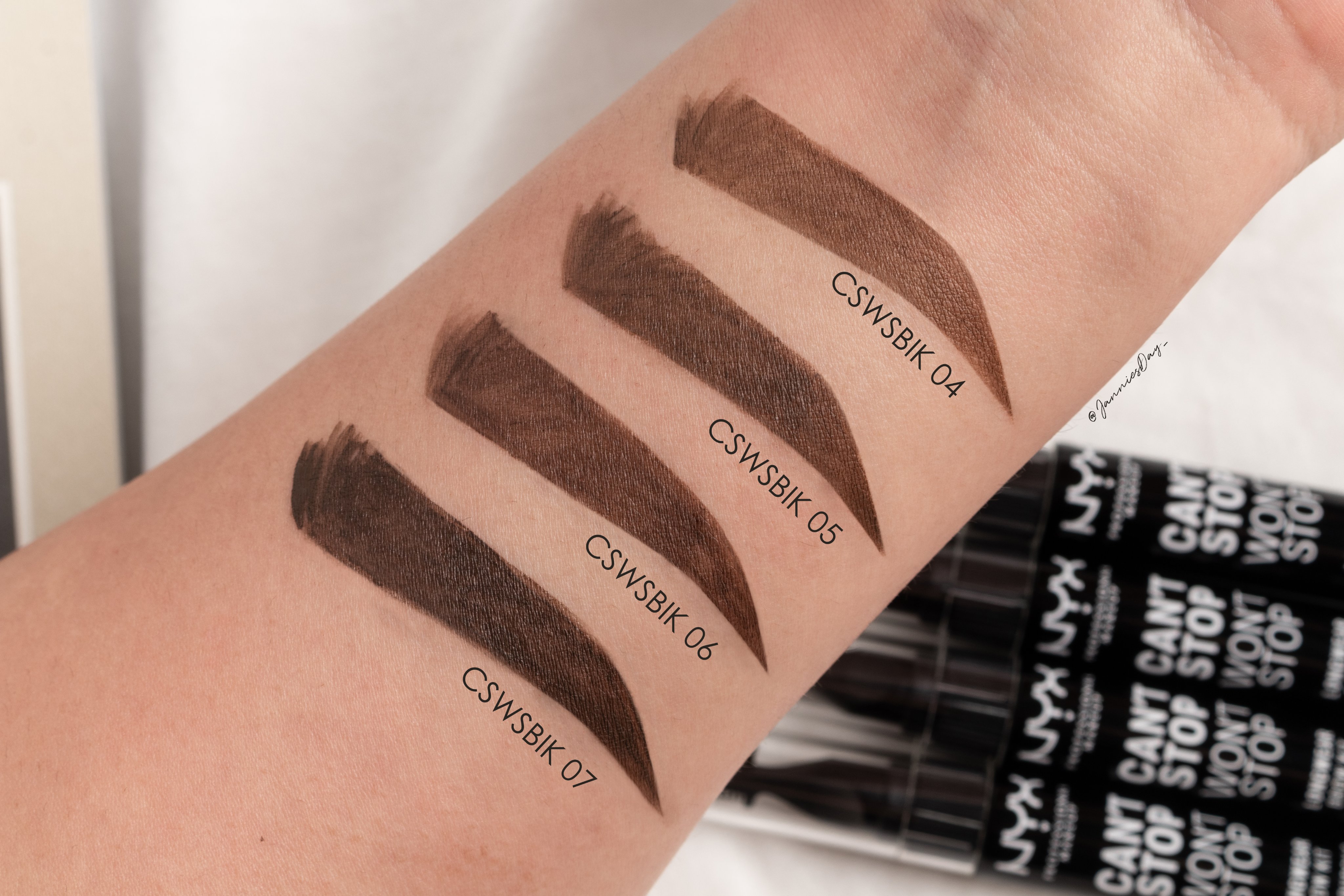 NYX professional Makeup стойкий тинт для бровей. Can’t stop won’t stop Longwear Brow Ink Kit