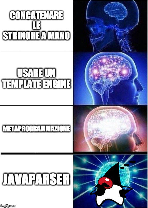 jugmilano's tweet image. PROSSIMO INCONTRO
Martedì 12 Novembre

&quot;Metaprogrammazione con JavaParser&quot;
a cura di @volothamp

Se non hai mai considerato la metaprogrammazione, non mancare a questa interessante presentazione, ancora più diversa dal solito!

#metaprogramming #JavaParser
jugmilano.it/meeting-116.ht…