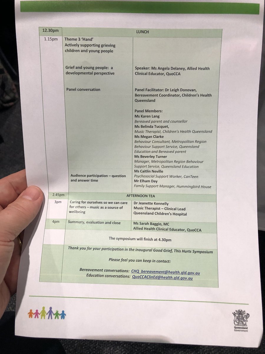 Good Grief This Hurts symposium at <a href="/childhealthqld/">Children's Health Queensland</a> #pedpc