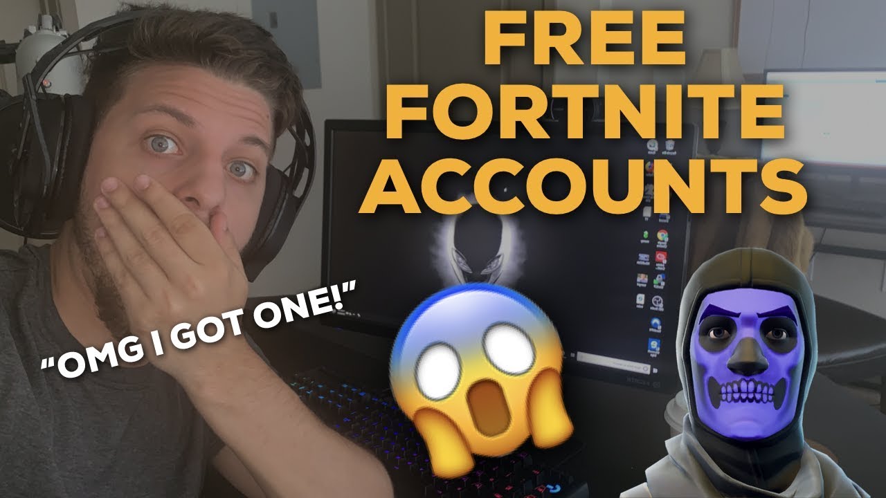 I BOUGHT A *FREE* FORTNITE ACCOUNT ON  AND THIS HAPPENED