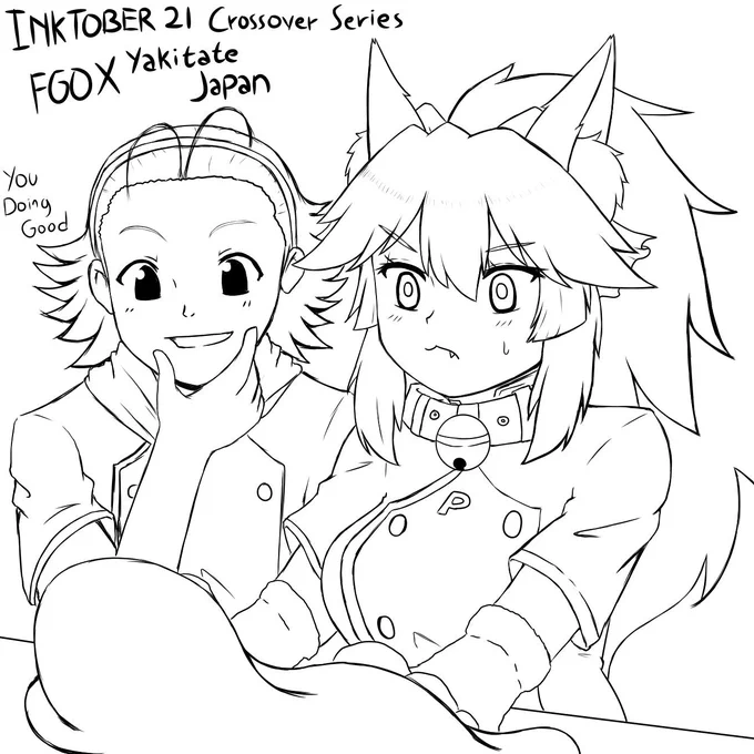 FGO Inktober Day 21: Crossover Series
FGO X Yakitate Japan
#タマモキャット #キャス狐 