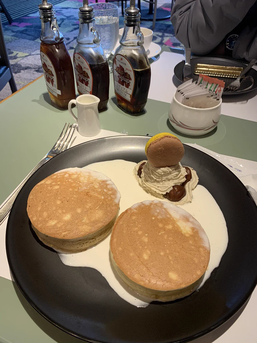 菅官房長官も食べるというこのパンケーキが無茶苦茶美味しそうなのだが…