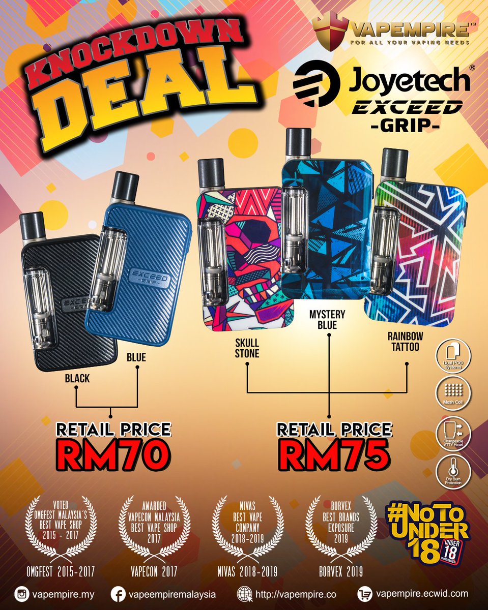 Vape Empire Malaysia On Twitter Knockdown Deal The Joyetech