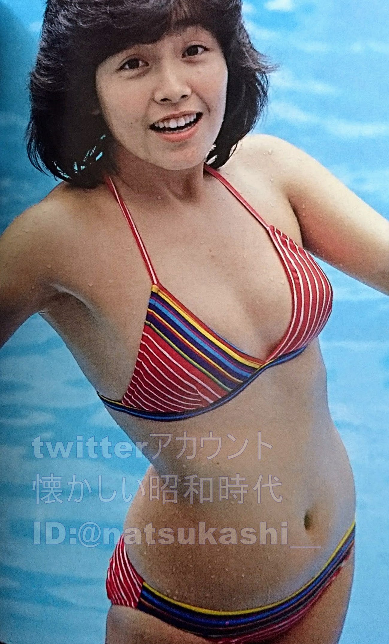 柏原芳恵 グラビア 