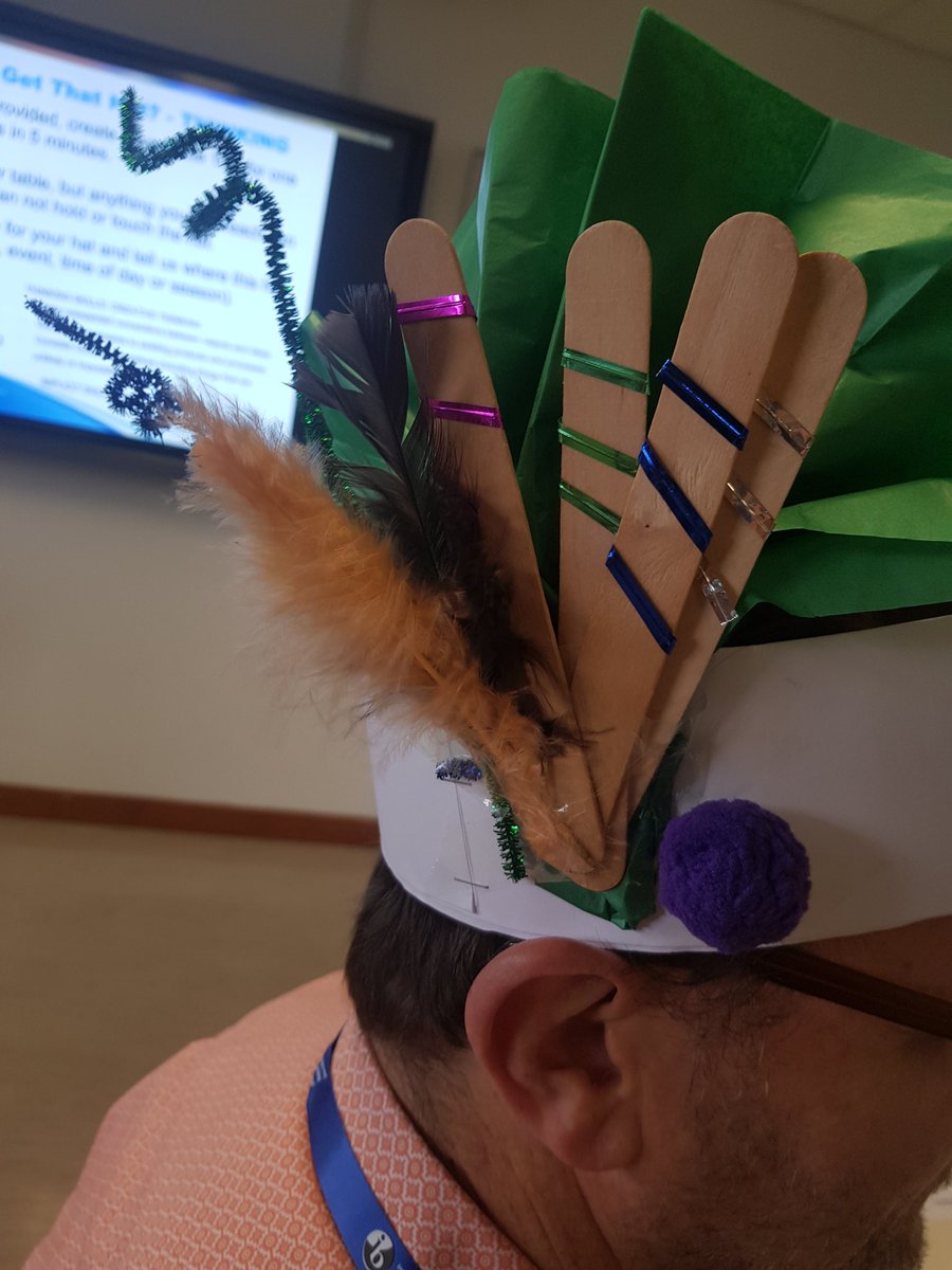 lrbennett12's tweet photo. Using our all of our ATL skills to design hats, having some fun in our @iborganization #ATLs workshop (just as classrooms should be). https://t.co/ScAAg53OXw