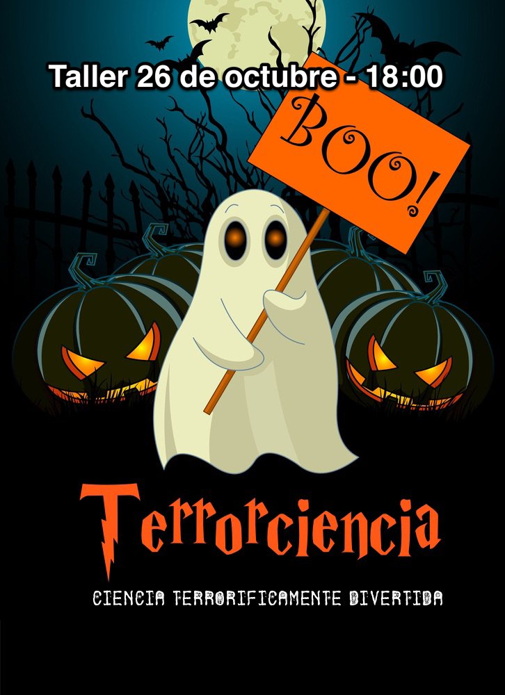 No te pierdas el taller científico más escalofriante de #Halloween Vente el sábado 26 de octubre a las 18:30 Reserva tu plaza wixevents.com/viewEvent/55a8…