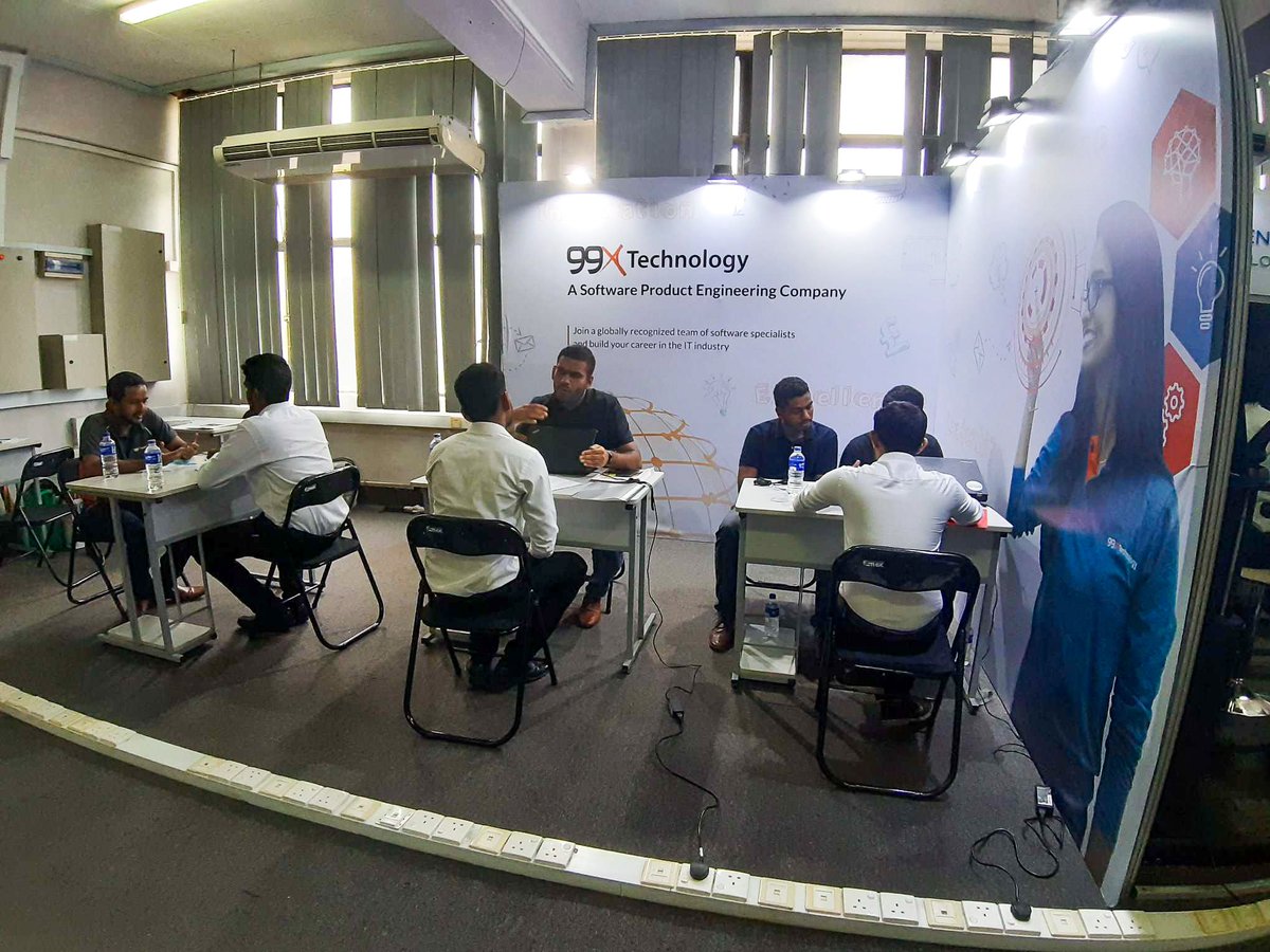 99x_io's tweet photo. #99XT is here today at the University of Moratuwa CSE Career Fair 2019! #UniRelations #Dotitude https://t.co/akHi7bhSHV