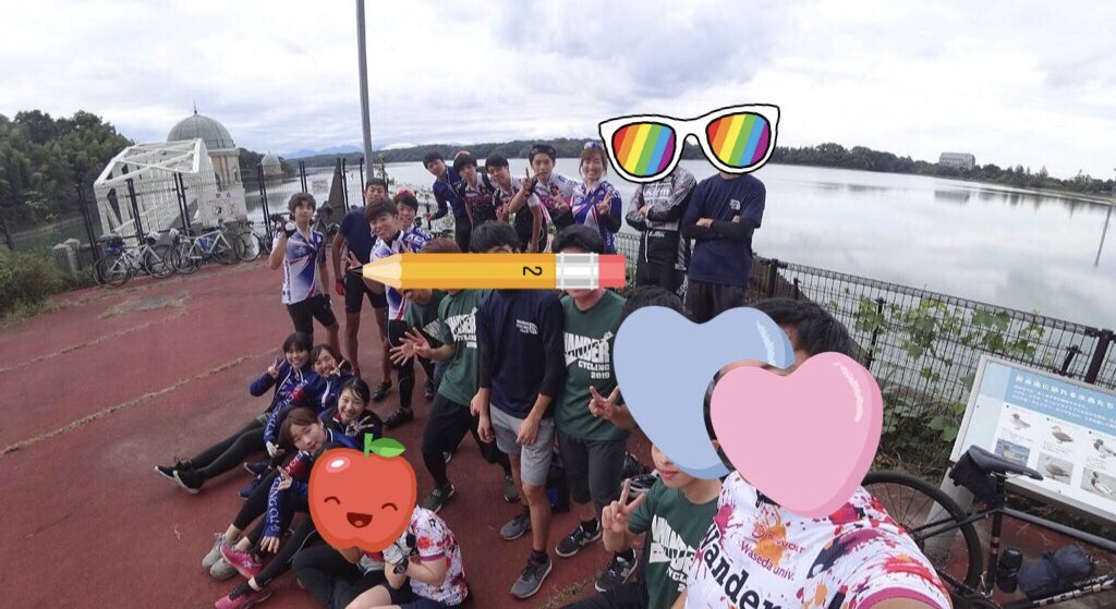 OpenKcc's tweet photo. 昨日早慶ランが開催されました！日吉〜所沢間を楽しく走りました🚴‍♀️これからも交流を深めていきたいですね☺️
#慶應 #早稲田 #早慶 https://t.co/Ev3zZCS7GB