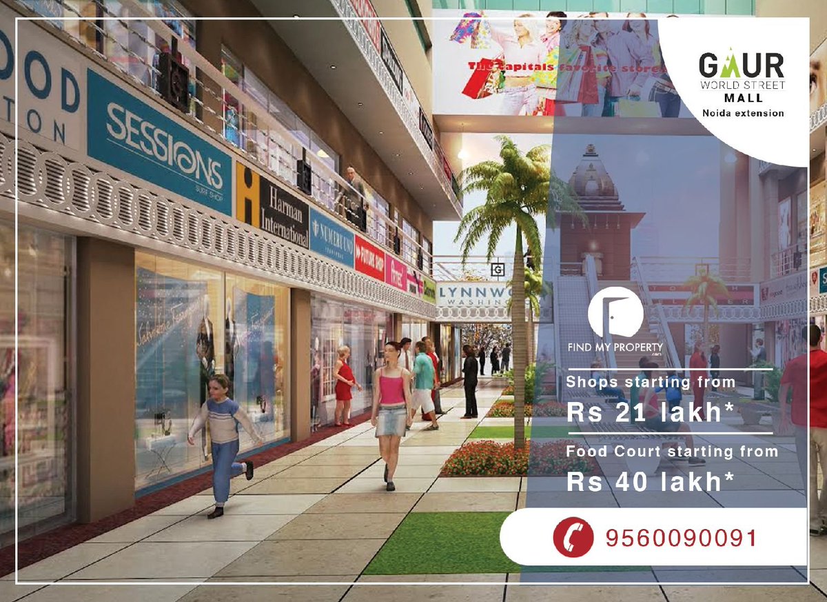 FMPind's tweet image. Invest in Gaur World Street Mall,
Food Court starting from Rs 40L*
Shops starting from Rs 21L*
Location: Noida Extension
Call Us: 9560090091
bit.ly/33TryN3

#GaueWorldStreetMall #NoidaExtension #RealEstate #Fmp