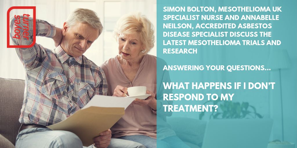 Annabelle, accredited asbestos disease specialist lawyer, spoke to Simon Bolton, Mesothelioma UK specialist nurse, about the latest #mesothelioma trials and research and answered some of your questions along the way... #AsbestosQandA #MesotheliomaResearch ow.ly/JlDn50wFonh