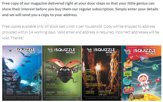 Request a Free Copy
squizzlworld.com/request-a-free…
Are you looking for a fun- and fact-packed publication for your child? Get a sample magazine of Squizzle World for free by just filling up a form.
#FreeMagazine #KidsMagazines #Quizzes #Games #ChildrenMagazines #KidsStories #Kids