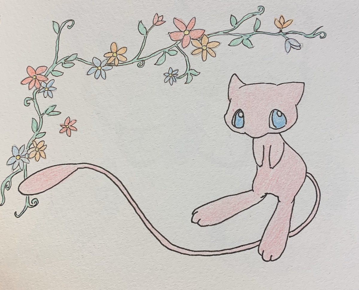 未唯 ミイ در توییتر ポケモンイラスト ミュウ 未唯 ミイ در توییتر ポケモンイラスト ミュウ