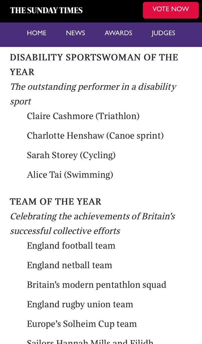 <a href="/britishswimming/">Aquatics GB</a> former &amp; current para women dominating the disability sportswoman of 2019 line up!These women’s are insanely talent in not just sport 🙌🏽 

Plus @PentathlonGB gets a nomination for there outstanding breadth of performance on an international stage this year 👏🏽