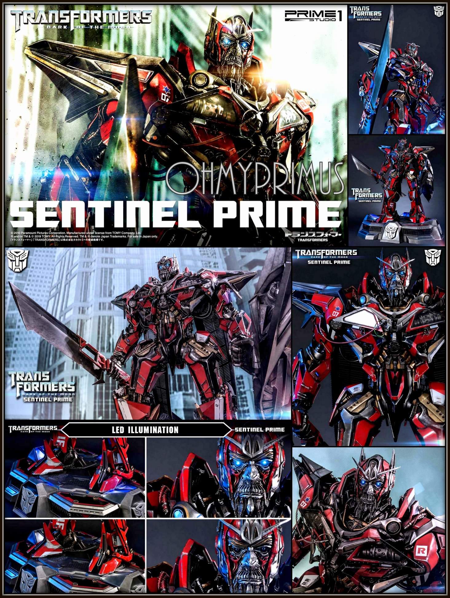 Sentinel Prime Dark Of The Moon